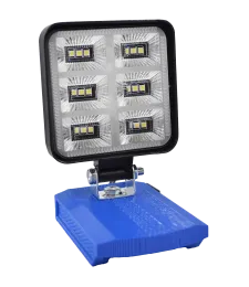 DEDRA 18V SAS+ LED HALOGÉNOVÁ PRACOVNÁ BATÉRIOVÁ LAMPA + USB - Niebieski