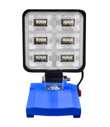 Lampa Do Baterii Dedra 18V SAS+ LED Halogen Roboczy + USB - Niebieski