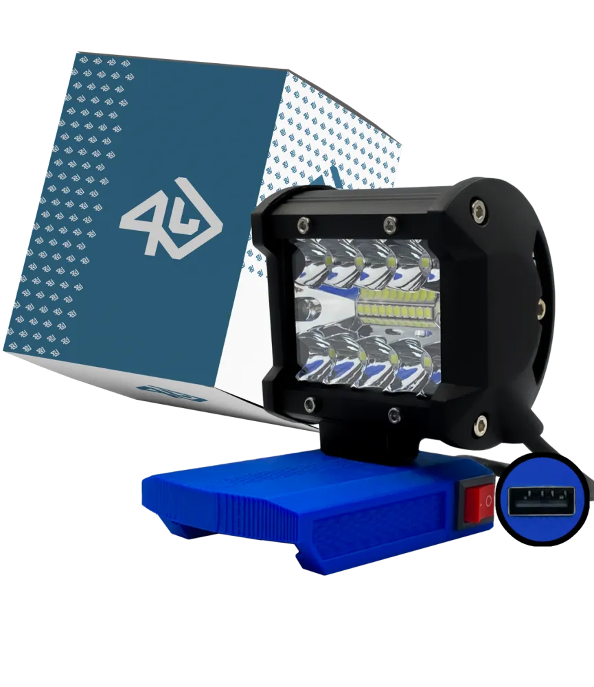 LAMPA DO DEDRA 18V SAS+ HALOGEN ROBOCZY LED MAX + USB 