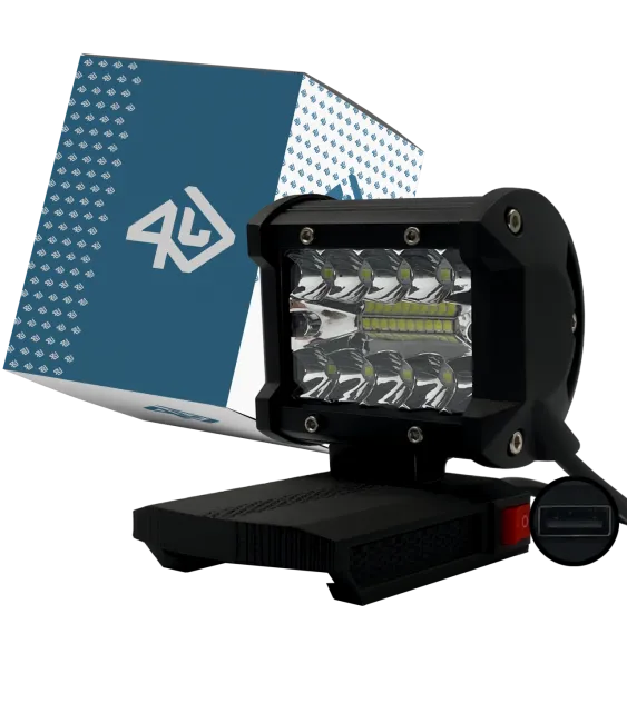 Lampa Do Dedra 18V SAS+ Halogen Roboczy LED Max + USB - Czarny