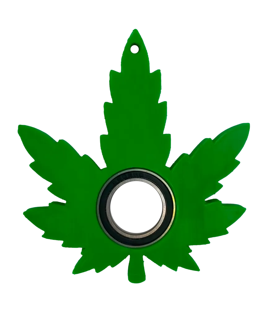 Spinner do kluczy Brelok Breloczek Liść Fidget Spinner 