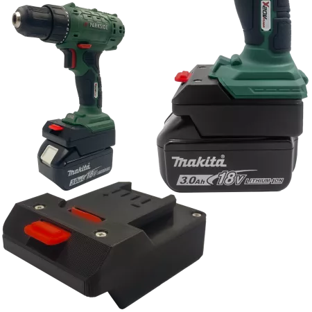 Adapter z baterii Makita 18V na narzędzie Parkside X20V 