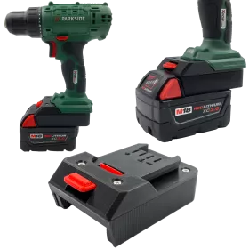 Adapter Milwaukee do Parkside X20V Bateria Akumulator 