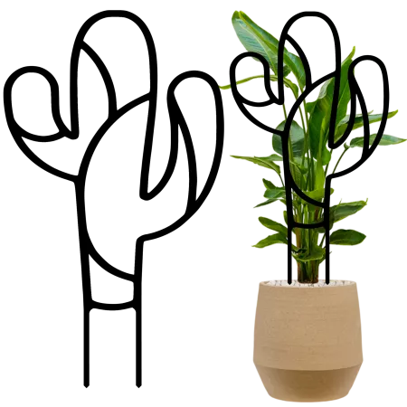 PODPÓRKA kwiatów drabinka pergola KAKTUS 34cm 