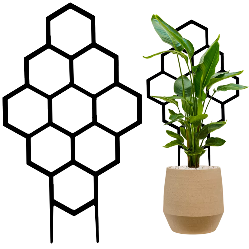 PODPORA podpórka do roślin KWIATÓW 29 cm plaster miodu 