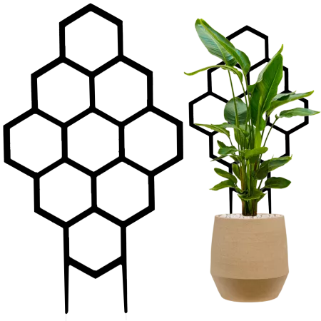 PODPORA podpórka do roślin KWIATÓW 29 cm plaster miodu 
