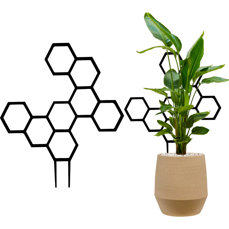 PODPORA podpórka do roślin KWIATÓW 27 cm plaster miodu 