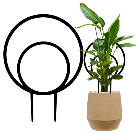 PODPORA podpórka do roślin KWIATÓW 20 cm obręcz 