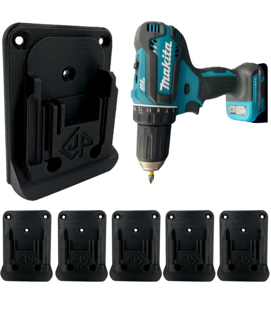6x držiak na náradie Makita LXT 18V - Czarny
