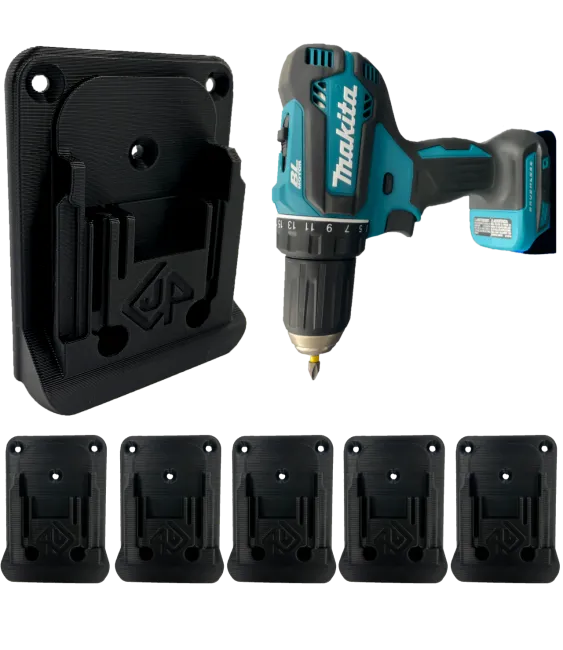 6x držiak na náradie Makita LXT 18V - Czarny 6x držiak na náradie Makita LXT 18V - Czarny