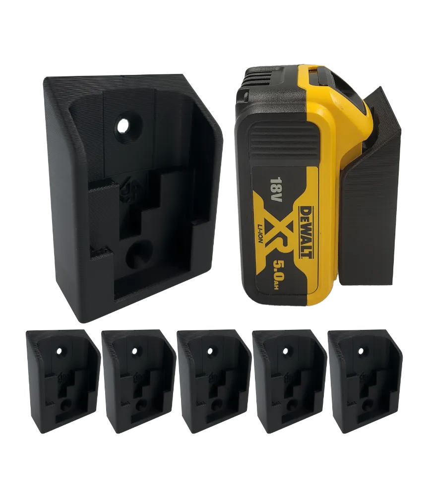 6x Uchwyt na baterie Dewalt 18V 20V Flexvolt XR 