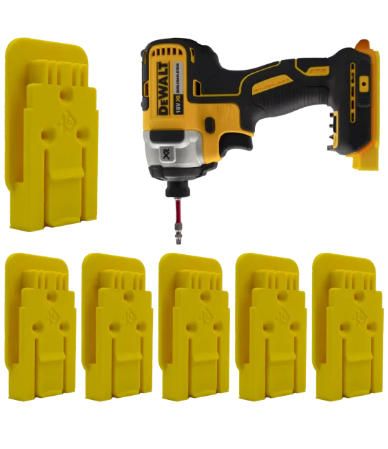 Uchwyt Na Narzędzia DeWalt 18V FlexVolt XR - 6 szt. - Żółty