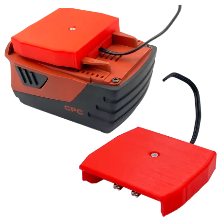 Adapter Do Baterii Akumulatora Hilti 22V - Czerwony