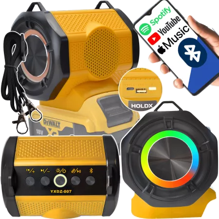 GŁOŚNIK DEWALT BLUETOOTH AKUMULATOR 18V 20V 