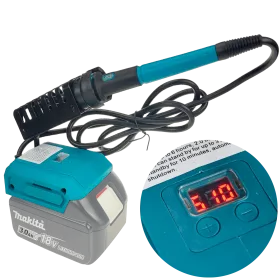 MAKITA 18V BATÉRIA BEZ KÁBLA spájkovačka, Makita 18V, makita spájkovačka