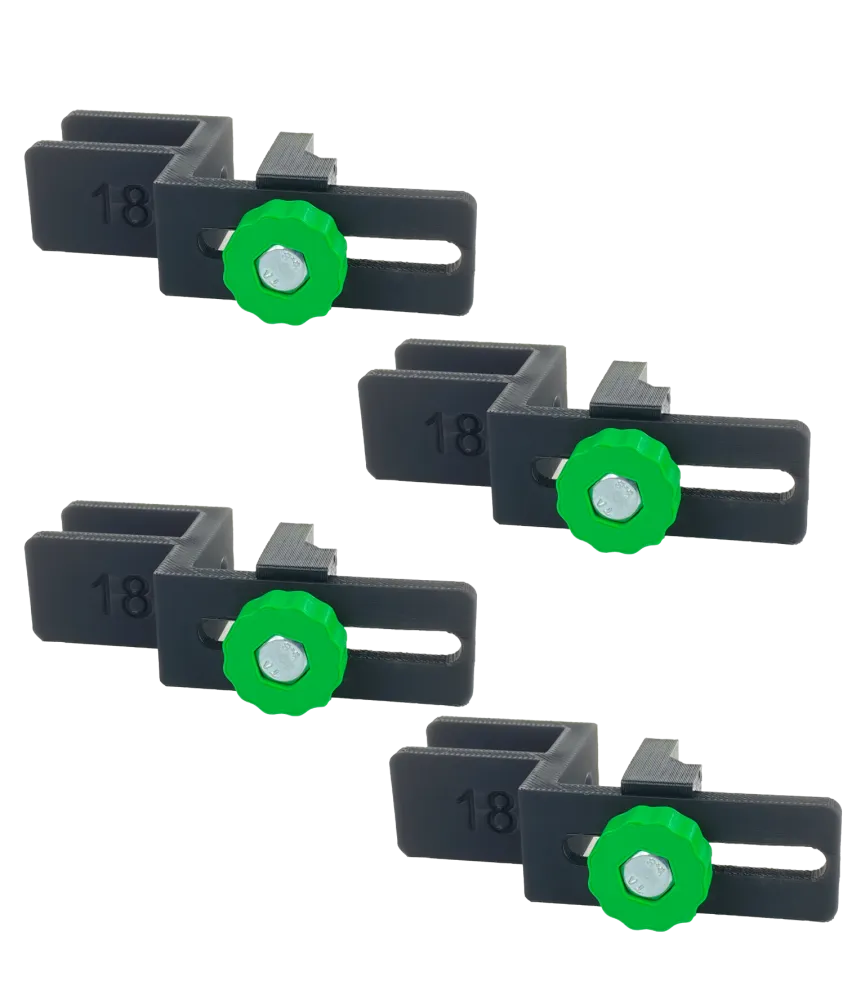 4x PRZYRZĄD DO TRASOWANIA MASKOWNIC Z PRZESUNIECIEM O 18MM 