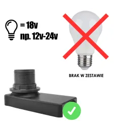 LAMPA ROBOCZA NA ŻARÓWKĘ DO BATERII AKUMULATORA FESTOOL 18V 