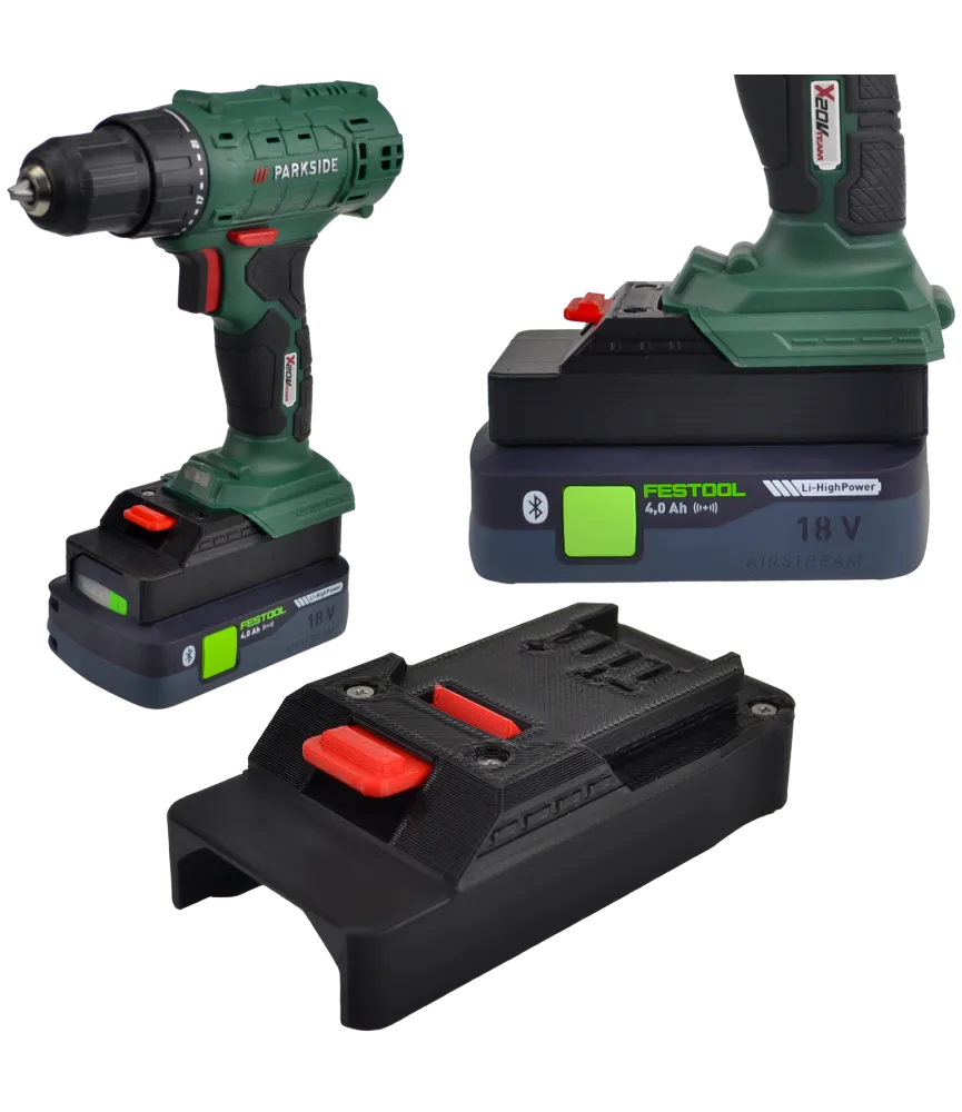 ADAPTER Z BATERII AKUMULATORA FESTOOL 18V DO ELEKTRONARZĘDZI PARKSIDE 20V 