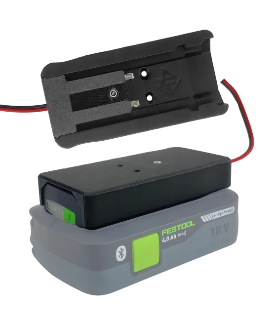 ADAPTÉR PRE 18 V BATÉRIU FESTOOL - Czarny