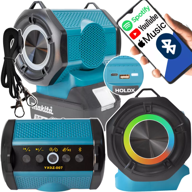 GŁOŚNIK NA BATERIĘ MAKITA BLUETOOTH AKUMULATOR 18V 