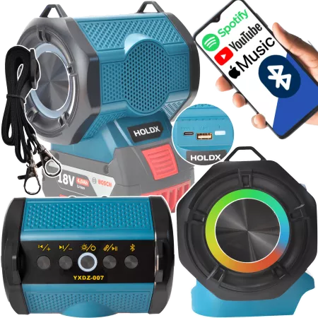 GŁOŚNIK NA BATERIĘ BOSCH BLUETOOTH AKUMULATOR 18V 