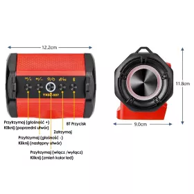 GŁOŚNIK NA BATERIĘ MILWAUKEE BLUETOOTH AKUMULATOR 18V 