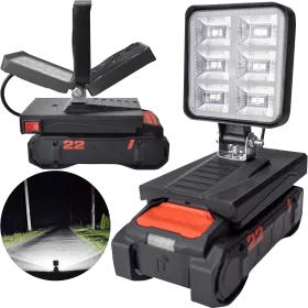 LAMPA DO BATERII HILTI B22 NURON LED HALOGEN ROBOCZY 