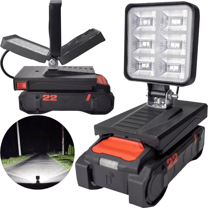 LAMPA DO BATERII HILTI B22 NURON LED HALOGEN ROBOCZY 