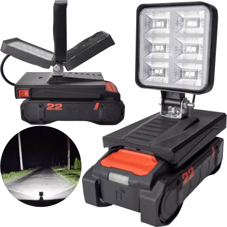 LAMPA DO BATERII HILTI B22 NURON LED HALOGEN ROBOCZY 