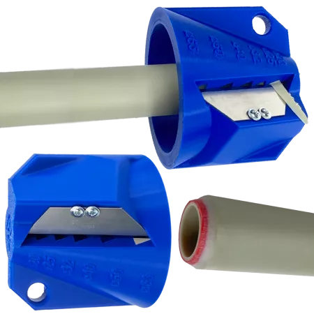 GRADOWNIK GRATOWNIK KALIBRATOR DO RUR PE ŚR 20 - 63 MM Z OSTRZEM 
