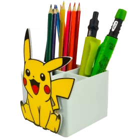 ORGANIZER NA KREDKI PIKACHU POKEMON POJEMNIK NA BIURKO DLA DZIECKA 