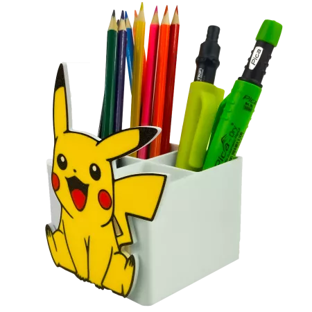 ORGANIZER NA KREDKI PIKACHU POKEMON POJEMNIK NA BIURKO DLA DZIECKA 