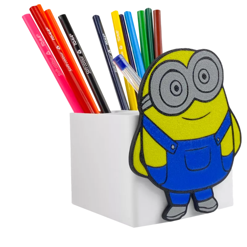 ORGANIZER NA KREDKI MINIONEK BOB MINIONKI POJEMNIK NA BIURKO DLA DZIECKA 