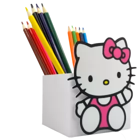 ORGANIZER NA KREDKI HELLO KITTY DLA DZIECI NA BIURKO 