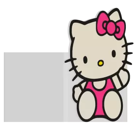 ORGANIZER NA KREDKI HELLO KITTY DLA DZIECI NA BIURKO 