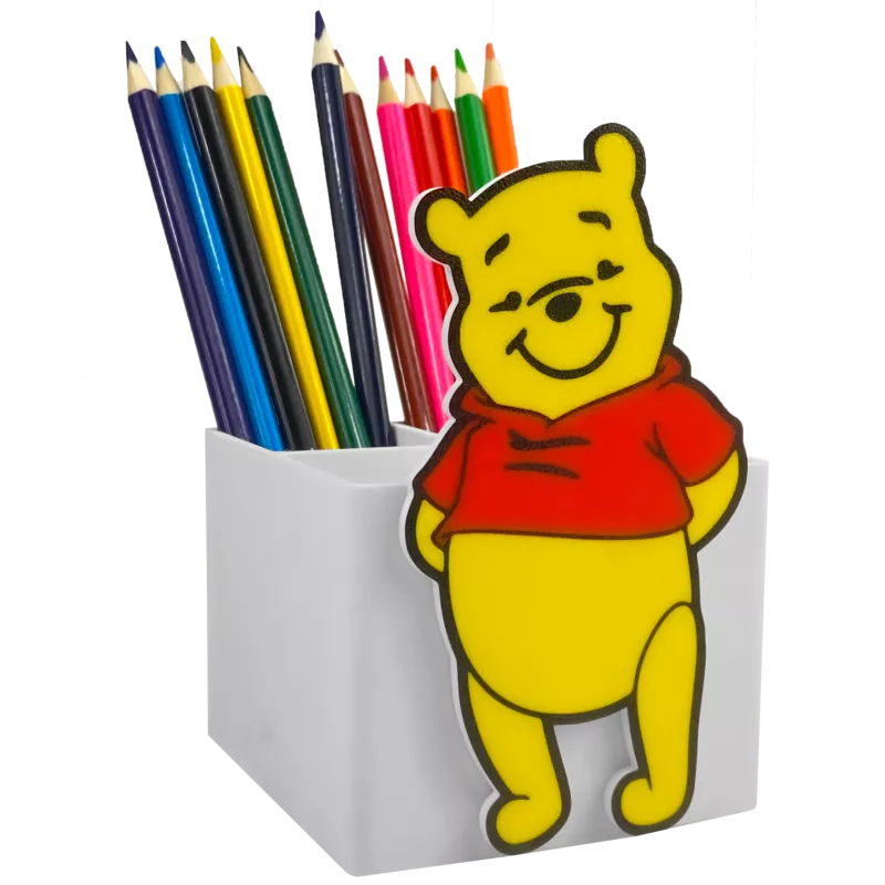 ORGANIZER NA KREDKI KUBUŚ PUCHATEK PRZYBORNIK NA BIURKO 