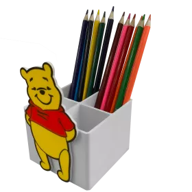 ORGANIZER NA KREDKI KUBUŚ PUCHATEK PRZYBORNIK NA BIURKO 