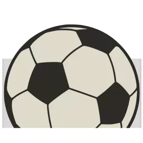 držiak na ceruzky futbal