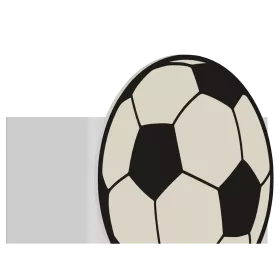 držiak na ceruzky futbal