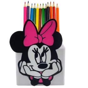 ORGANIZER NA KREDKI MYSZKA MINNIE PRZYBORNIK NA BIURKO DZIECKO DUŻY 