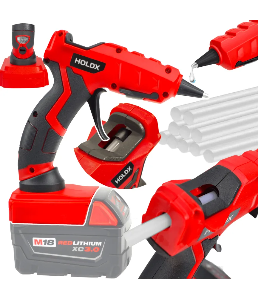 Pistolet do Kleju na Gorąco do Baterii Milwaukee 18V Klej GRATIS 