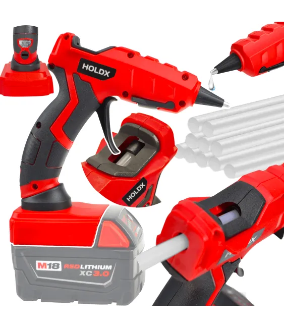 Pistolet do Kleju na Gorąco do Baterii Milwaukee 18V Klej GRATIS 