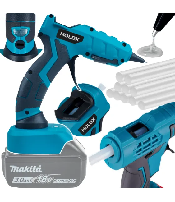 Pistolet do Kleju na Gorąco do Baterii MAKITA 18V Klej GRATIS 