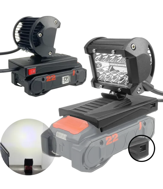 LAMPA DO HILTI B22 NURON HALOGEN ROBOCZY LED MAX + USB 