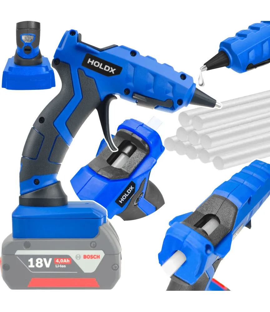 Pistolet do Kleju na Gorąco do Baterii BOSCH 18V Klej GRATIS 