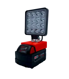 Lampa do MILWAUKEE uchwyt 2x narzędzia 1x uchwyt na akumulator 