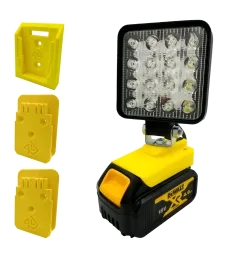 Lampa do DEWALT uchwyt 2x narzędzia 1x uchwyt na akumulator 