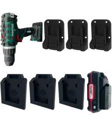 Zestaw UCHWYTÓW 3x narzędzie 3x bateria PARKSIDE v20 
