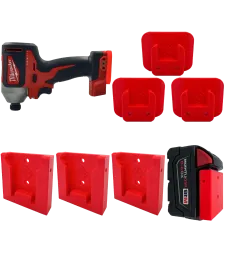 MILWAUKEE 18V sada 3x náradie 3x batéria