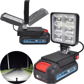 LAMPA DO BATERII ERBAUER EXT 18V LED HALOGEN ROBOCZY 